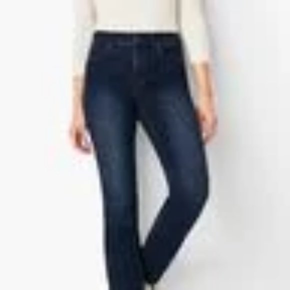 Talbots Denim - Talbots Jeans Dark Wash Classic Fit 12